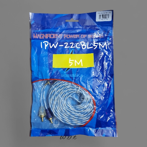 ICE POWER RCA 2RCA 5M CLEAR BLUE